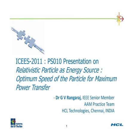 Presentation ICEES-2011 PS010