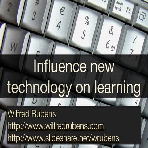 Presentation EADL influence new technology learning