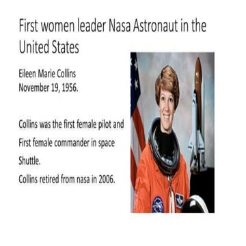 Presentation eileen collins