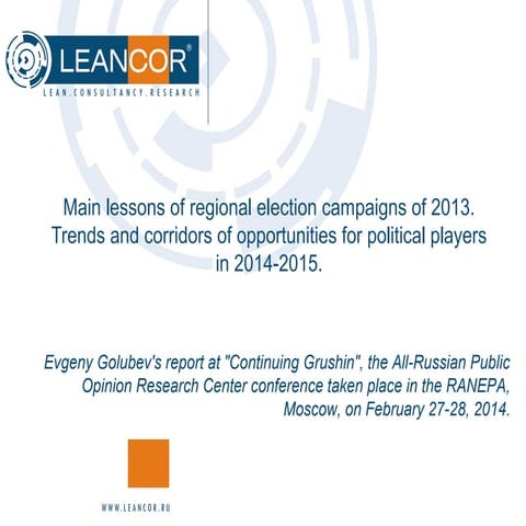 Presentation  election  2013-201