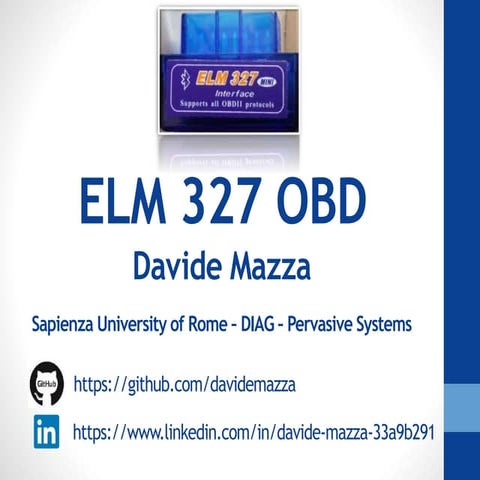 Elm 327 Obd