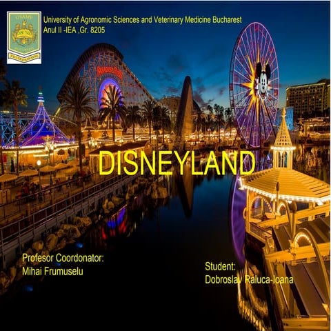 Presentation english Disneyland 