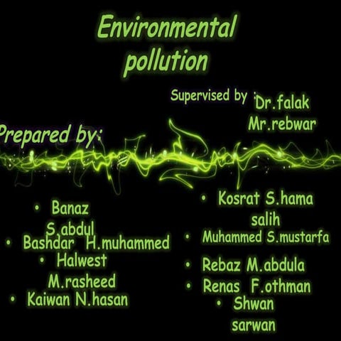 enviromental pollution & air pollution
