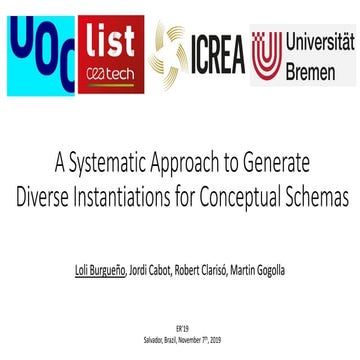 A Systematic Approach to Generate Diverse Instantiations for Conceptual Schemas