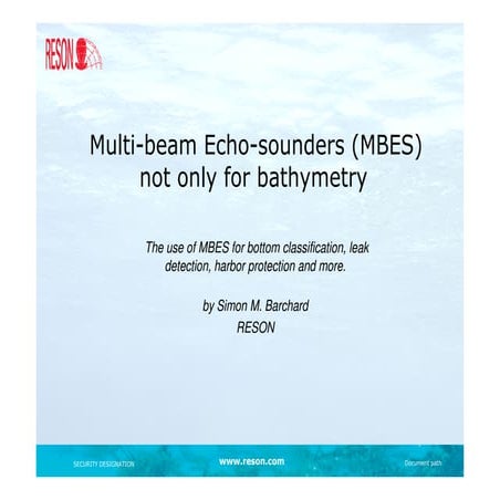 Simon Barchard, RESON