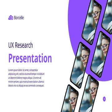 Research Presentation For UX or Designers | PPTX