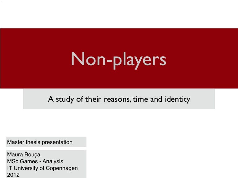 Non thesis master