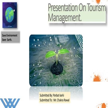 Presentation on Tourism Management
