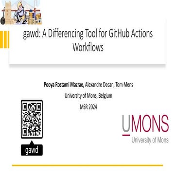A preliminary study of GitHub Actions workflow changes .pptx