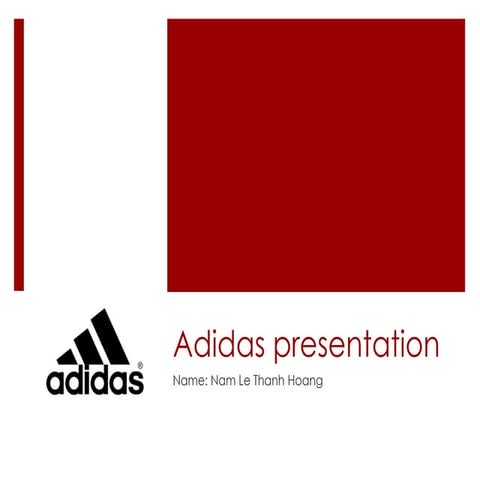 Adidas Presentation