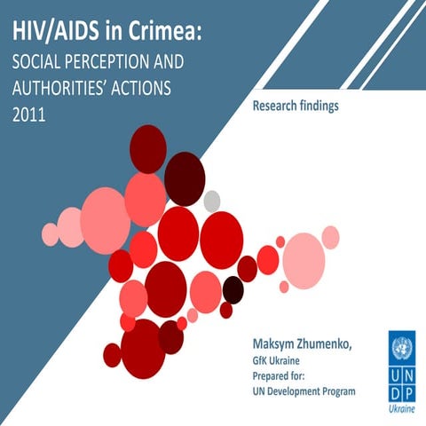 HIV/AIDS in Crimea: Social Perception and Authorities Actions' | 2011