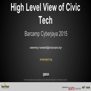 High Level View of Civic Tech