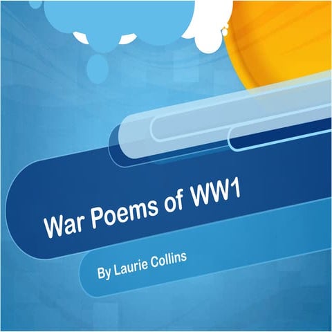 Presentation for comparative poems of WW1