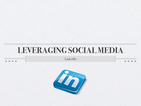 Leveraging LinkedIn