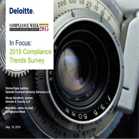 In Focus: 2015 Compliance Trends Survey