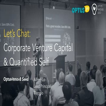 Corporate Venture Capital & Quantified-Self for Decoded Fashion Sydney