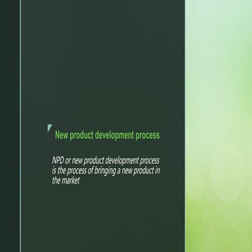 8-Step Guide To New Product Development Process (NPD) | PDF