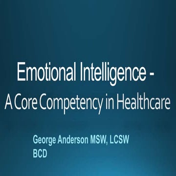 Emotional Intelligence For Leadership