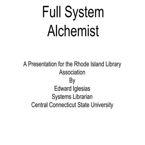 Presentation for RILA