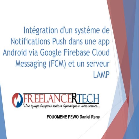 Intégration d'un système de Notifications Push dans une app Android via Google Firebase Cloud Messaging (FCM) et un serveur LAMP
