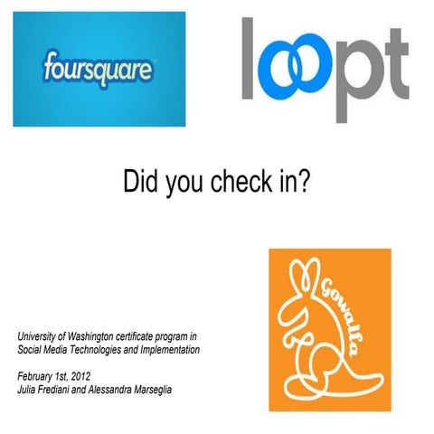 Presentation foursquare