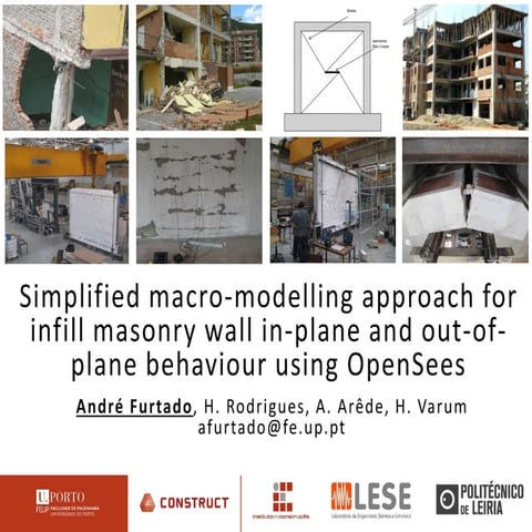 Simplified macro-modelling approach for infill masonry wall in-plane and out-...
