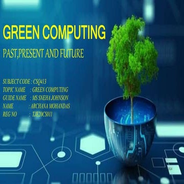 Presentation on green computing .pptx