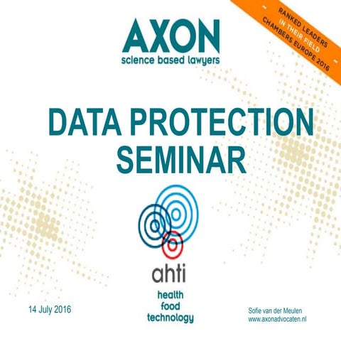 Seminar General Data Protection Regulation