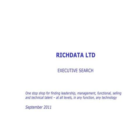 Richdata Ltd business