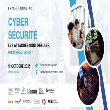 Extr4.0rdinaire cybersécurité : présentation des intervenants