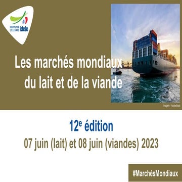 MMX2023 Lait - Marchés des ingrédients laitiers : nouvelle source de valeur p...