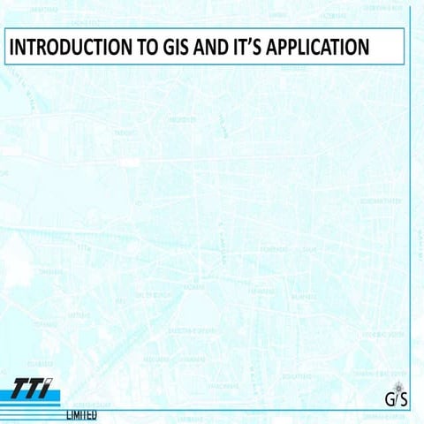 GIS and its application