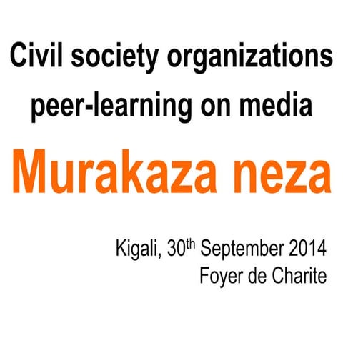 CSO PeerLearning on Media 