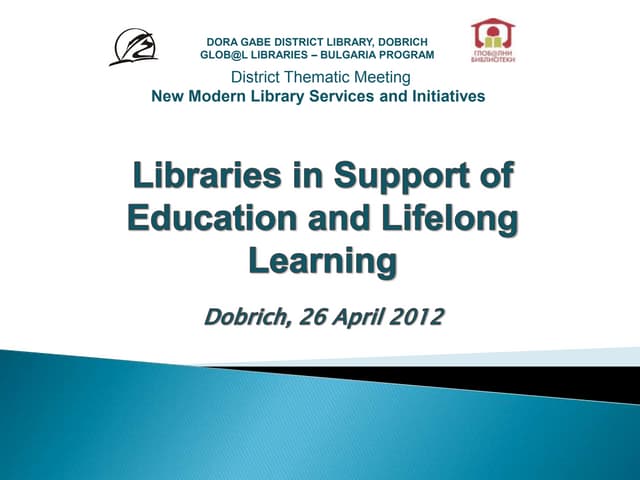 Libraries in support of education a...