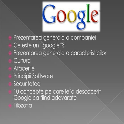 Presentation Google | PPT