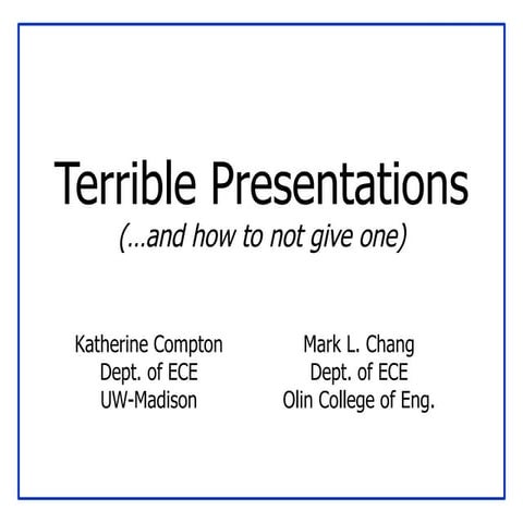 Presentation Guides