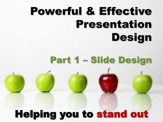 Simple, Powerful & Effective Powerpoint Presentation Slide Design