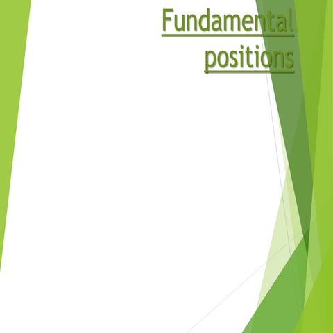 fundamental position in kinesiolgy