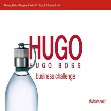 Hugo Boss Business Challenge - IE | PPTX