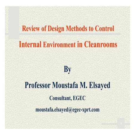 Understanding Clean Room Classifications.pptx