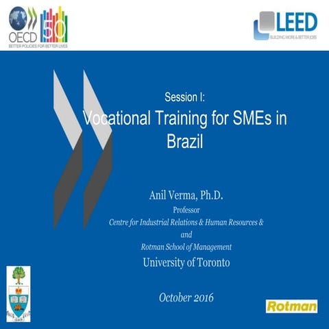 Apresentação em inglês sobre o papel do Sebrae-SP | PPTX
