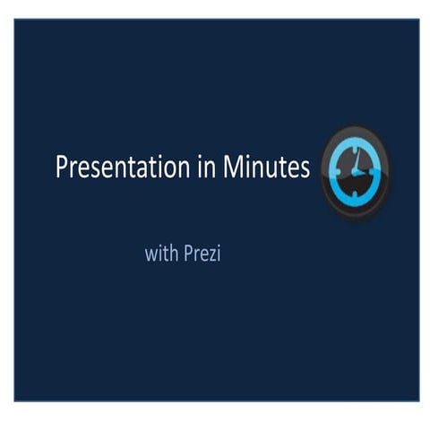 Presentation in minutes2