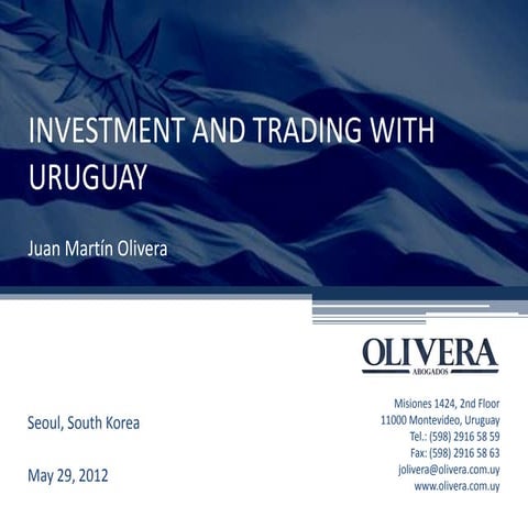 Presentation investment and trading with uruguay