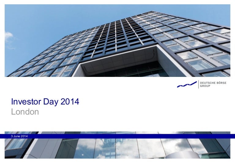 Presentation Investor Day 2014