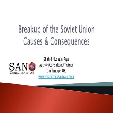 Breakup of the Soviet Union Causes & Consequences
