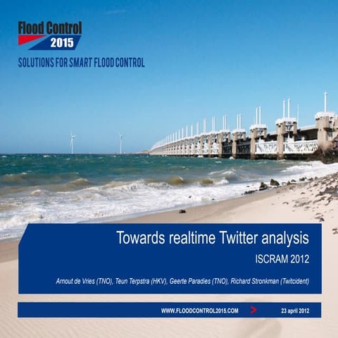 Presentation ISCRAM 2012