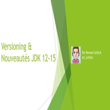 [Java] Versioning & Nouveautés JDK 12-15