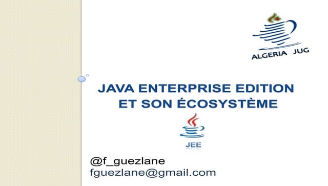 Presentation JEE et son écossystéme