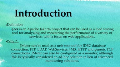 QSpiders - Presentation JMeter