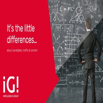 Presentation Job Board Summit Jobg8 by Intelligence Group | PPT